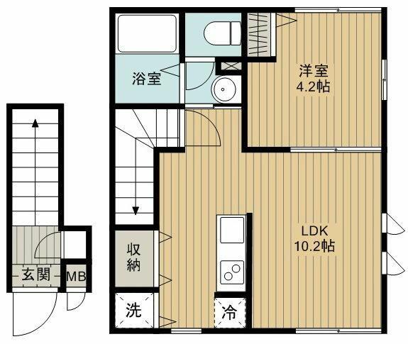 東京都町田市中町２丁目(賃貸マンション1LDK・2階・36.84㎡)の写真 その2