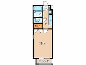 ハイツサンスイⅡ  ｜ 和歌山県紀の川市藤崎（賃貸マンション1K・3階・25.42㎡） その2