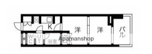 Ｎ’ｓパークレジデンス新宿御苑 1103｜東京都新宿区新宿５丁目(賃貸マンション2K・11階・25.03㎡)の写真 その2