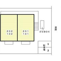 カターラ富士 201 ｜ 東京都西東京市富士町６丁目（賃貸アパート1DK・2階・32.37㎡） その15