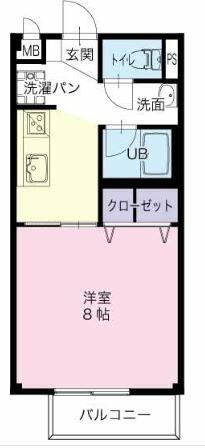 ＳｕｒｐｌｕｓＯｎｅいまえだ 102｜愛知県小牧市大字久保一色(賃貸アパート1K・1階・28.00㎡)の写真 その2