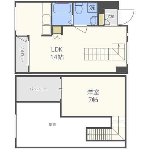 同じ建物の物件間取り写真 - ID:240028637094