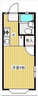 ドメイン５号館 101｜茨城県牛久市南７丁目(賃貸アパート1K・1階・17.39㎡)の写真 その2