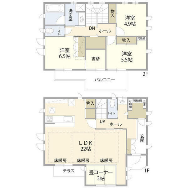 練馬区早宮４丁目戸建（０１２５２６）｜東京都練馬区早宮４丁目(賃貸一戸建3SLDK・--・112.61㎡)の写真 その2