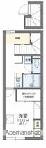 レオパレスリベェール八街 206 ｜ 千葉県八街市八街に（賃貸アパート1K・2階・28.02㎡） その2