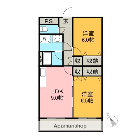 同じ建物の物件間取り写真 - ID:222016650617