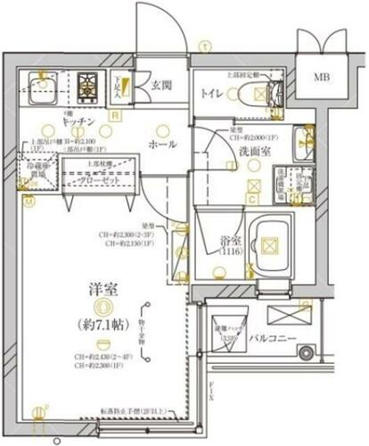 同じ建物の物件間取り写真 - ID:214055977499