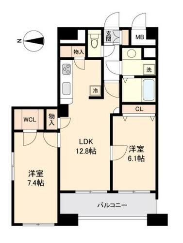 同じ建物の物件間取り写真 - ID:204004067056