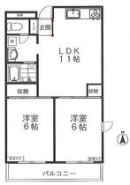 東京都世田谷区玉川田園調布１丁目（賃貸マンション2LDK・3階・50.00㎡） その2