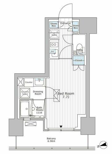 同じ建物の物件間取り写真 - ID:212042925508