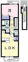 愛知県西尾市田貫町西之川（賃貸アパート1LDK・2階・41.98㎡） その2