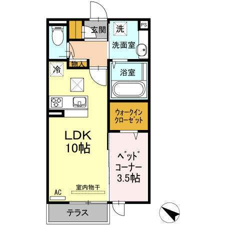 同じ建物の物件間取り写真 - ID:238007204441