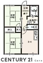 ステイタス野洲（野洲市行畑１丁目）  ｜ 滋賀県野洲市行畑１丁目（賃貸アパート2DK・1階・40.30㎡） その2