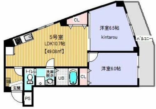 同じ建物の物件間取り写真 - ID:212042478050