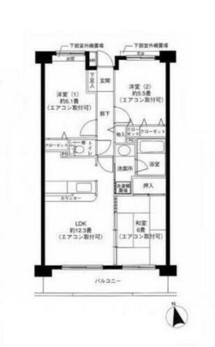 同じ建物の物件間取り写真 - ID:214055916469