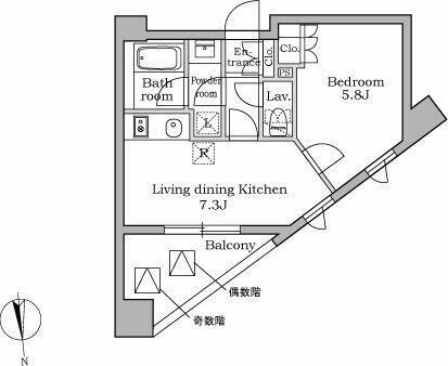 同じ建物の物件間取り写真 - ID:213103555009