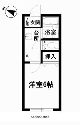 同じ建物の物件間取り写真 - ID:207001204196