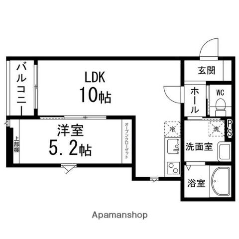 同じ建物の物件間取り写真 - ID:204004078517