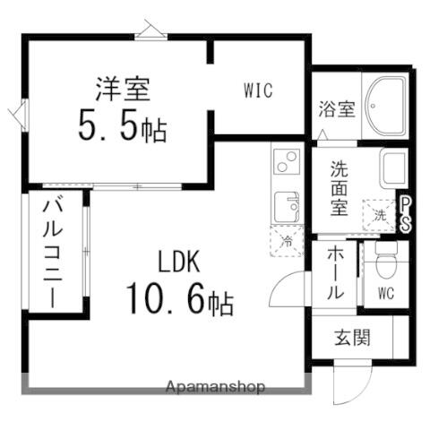 同じ建物の物件間取り写真 - ID:204004078513