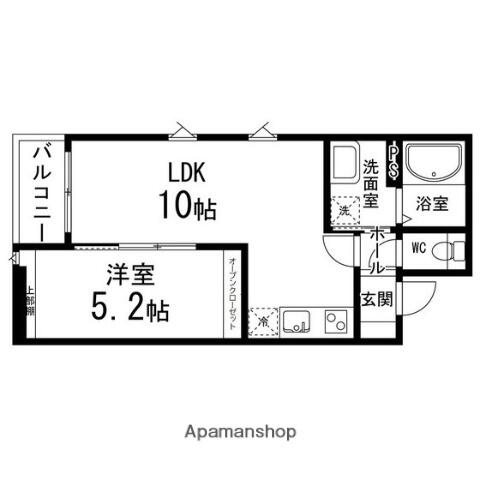 同じ建物の物件間取り写真 - ID:204004078510