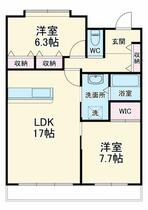 ラフィーネ新川 302 ｜ 愛知県碧南市浅間町５丁目（賃貸マンション2LDK・3階・71.00㎡） その2