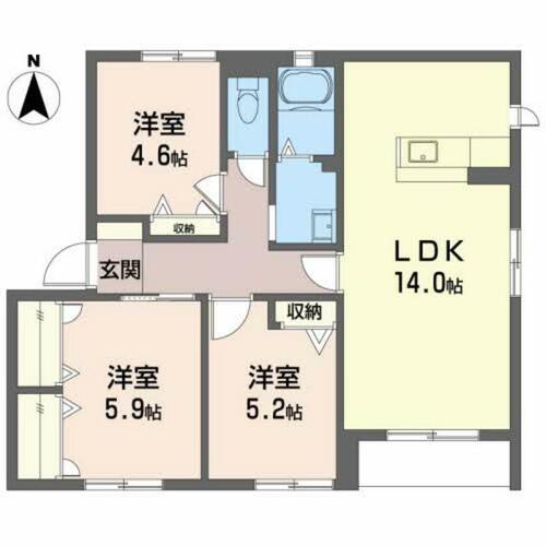 同じ建物の物件間取り写真 - ID:238007240958