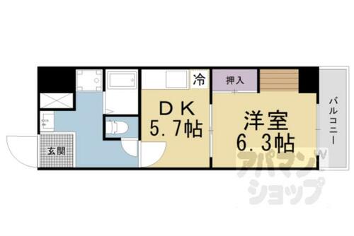 同じ建物の物件間取り写真 - ID:226063439386