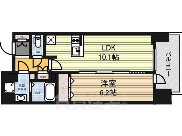 愛知県名古屋市中区丸の内３丁目(賃貸マンション1LDK・11階・39.88㎡)の写真 その2