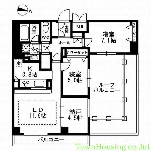 同じ建物の物件間取り写真 - ID:213103648302