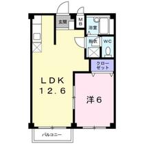 福岡県久留米市東合川３丁目（賃貸アパート1LDK・2階・39.74㎡） その2