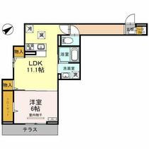 ビアンカ 105 ｜ 埼玉県朝霞市東弁財２丁目（賃貸アパート1LDK・1階・45.45㎡） その2