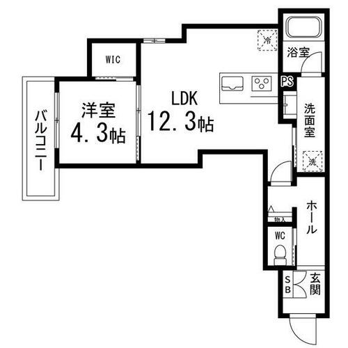 同じ建物の物件間取り写真 - ID:204003581846