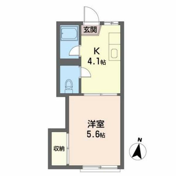 コーポイトウ 201｜宮城県仙台市青葉区柏木３丁目(賃貸アパート1K・2階・21.00㎡)の写真 その2