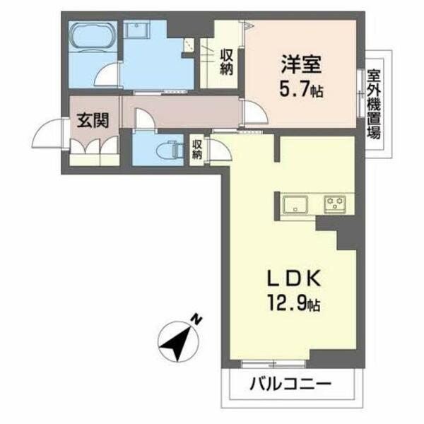 シャーメゾン　スプリング　デイズ A0203｜福岡県春日市大和町３丁目(賃貸マンション1LDK・2階・49.00㎡)の写真 その2