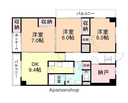 同じ建物の物件間取り写真 - ID:216001971630