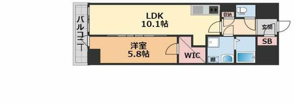 ルミナス勝山東 902｜愛媛県松山市築山町(賃貸マンション1LDK・8階・42.91㎡)の写真 その2