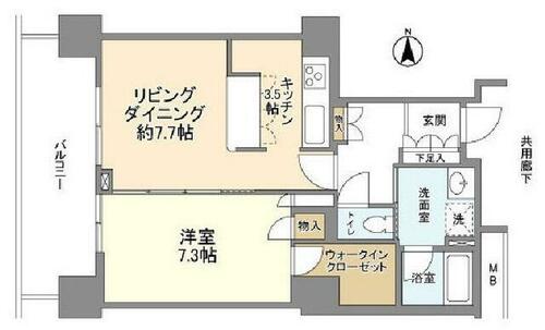 同じ建物の物件間取り写真 - ID:213108533454