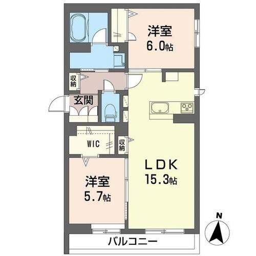 同じ建物の物件間取り写真 - ID:211044817228