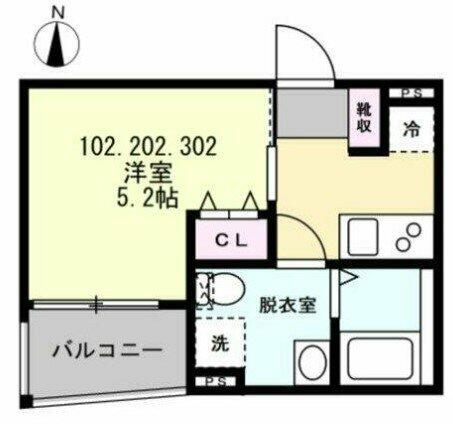 同じ建物の物件間取り写真 - ID:214058273412