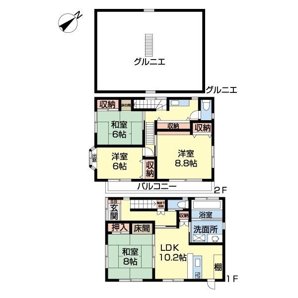 秦野市曽屋戸建 1｜神奈川県秦野市曽屋(賃貸一戸建4LDK・--・106.30㎡)の写真 その2