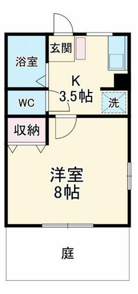 愛知県名古屋市名東区平和が丘４丁目(賃貸アパート1K・1階・24.96㎡)の写真 その2