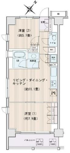 同じ建物の物件間取り写真 - ID:213103709694