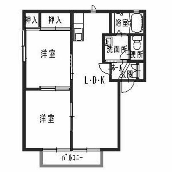 メゾンティファ A201｜兵庫県加古川市西神吉町岸(賃貸アパート2LDK・2階・50.78㎡)の写真 その2