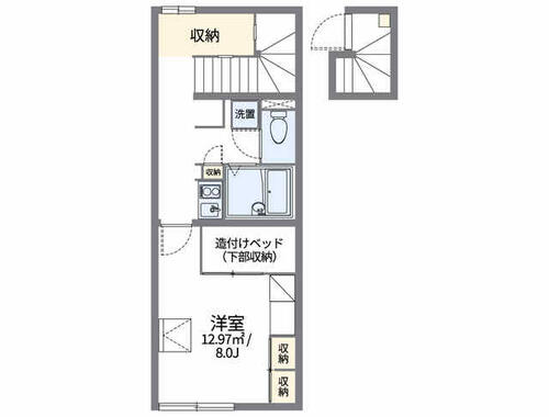 同じ建物の物件間取り写真 - ID:206001953800