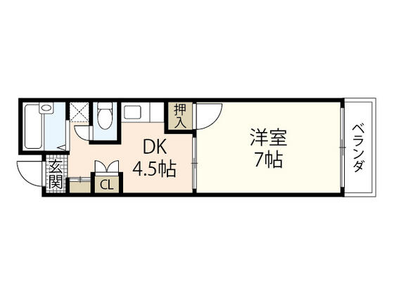 月森大手町ビル｜広島県広島市中区大手町４丁目(賃貸マンション1DK・5階・28.00㎡)の写真 その2