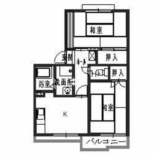 パールハイム0203の間取り