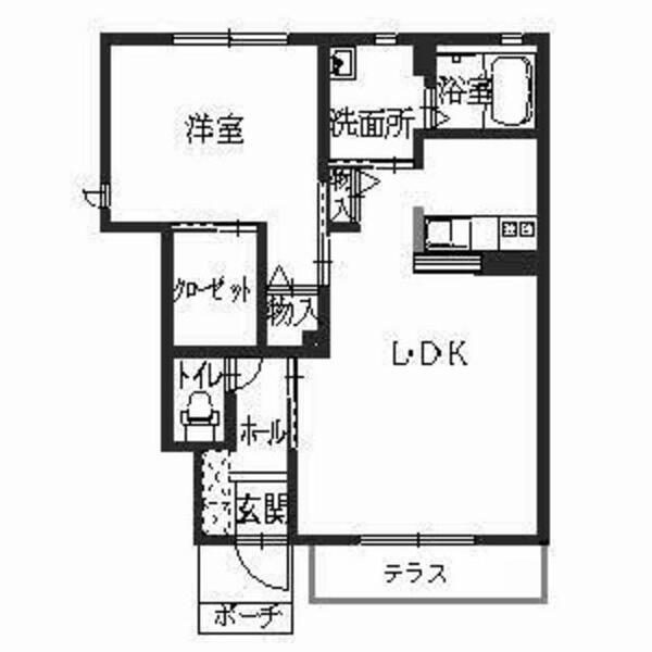 シャーメゾン今宿 A101｜兵庫県姫路市車崎２丁目(賃貸アパート1LDK・1階・50.71㎡)の写真 その2