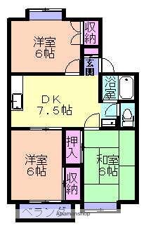 同じ建物の物件間取り写真 - ID:203000350252