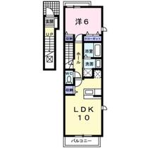 千葉県市原市西広２丁目（賃貸アパート1LDK・2階・42.80㎡） その2