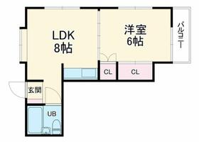 フラット八千代  ｜ 千葉県八千代市萱田町（賃貸アパート1LDK・2階・25.00㎡） その1